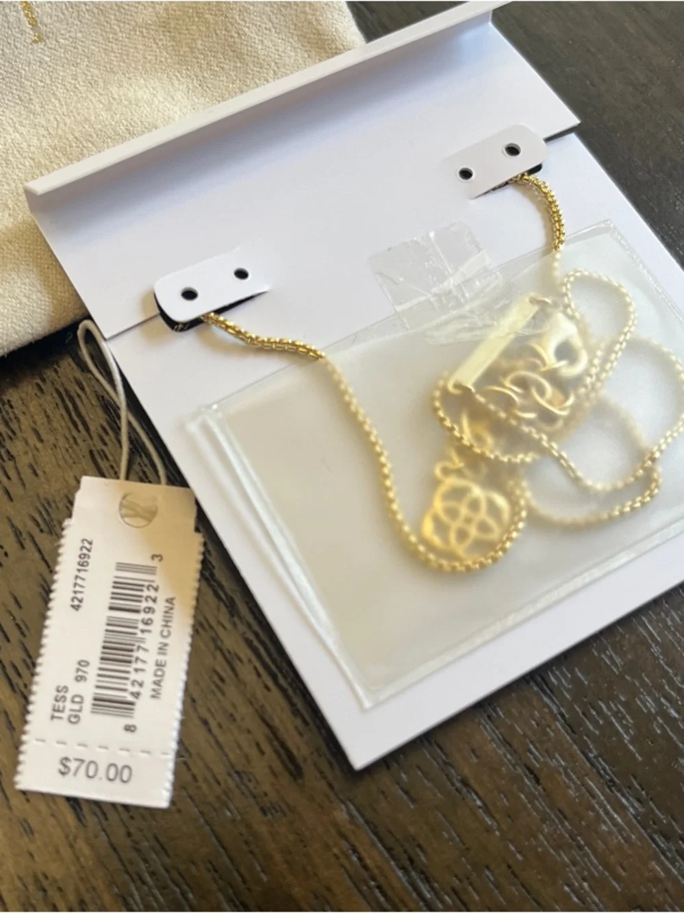 Kendra Scott Tess Gold Iridescent Druzy Pendant Necklace
